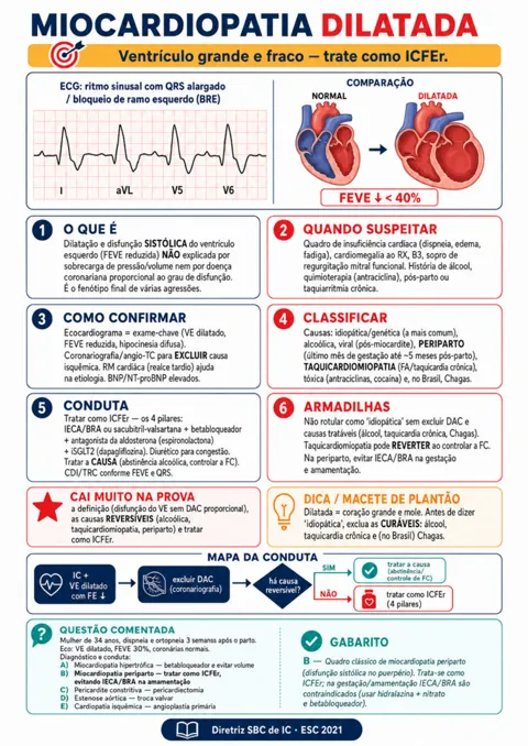 Mapa: Miocardiopatia dilatada